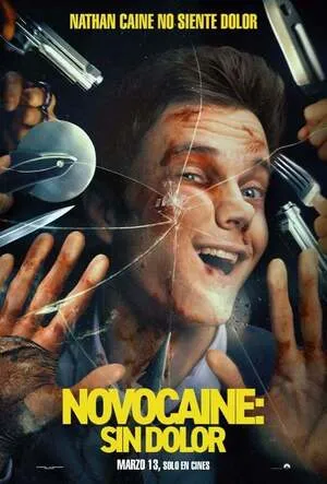 Novocaine 2025 Hindi Dual Audio Movie Poster