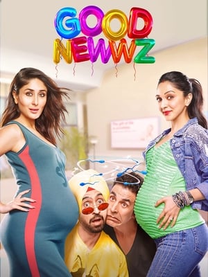 Good Newwz (2019) Hindi Movie - [400MB] Movie Poster